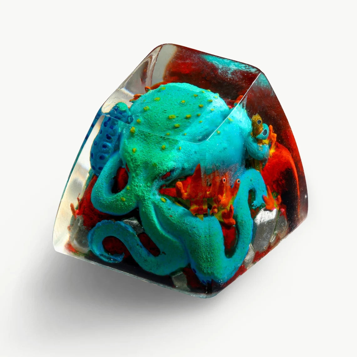 Octopus Artisan Resin Keycap