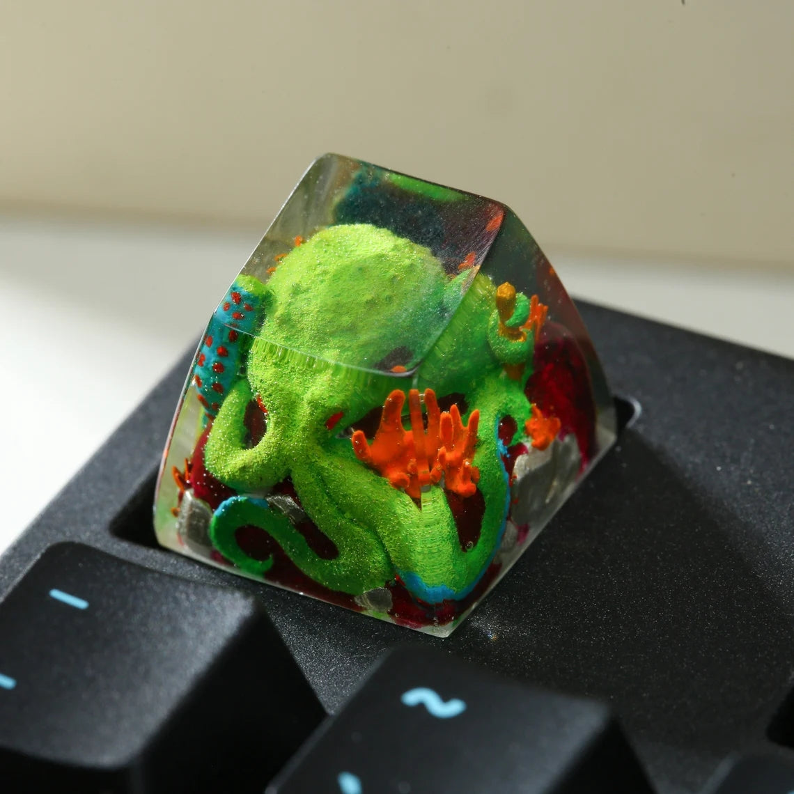 Octopus Artisan Resin Keycap