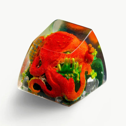 Octopus Artisan Resin Keycap