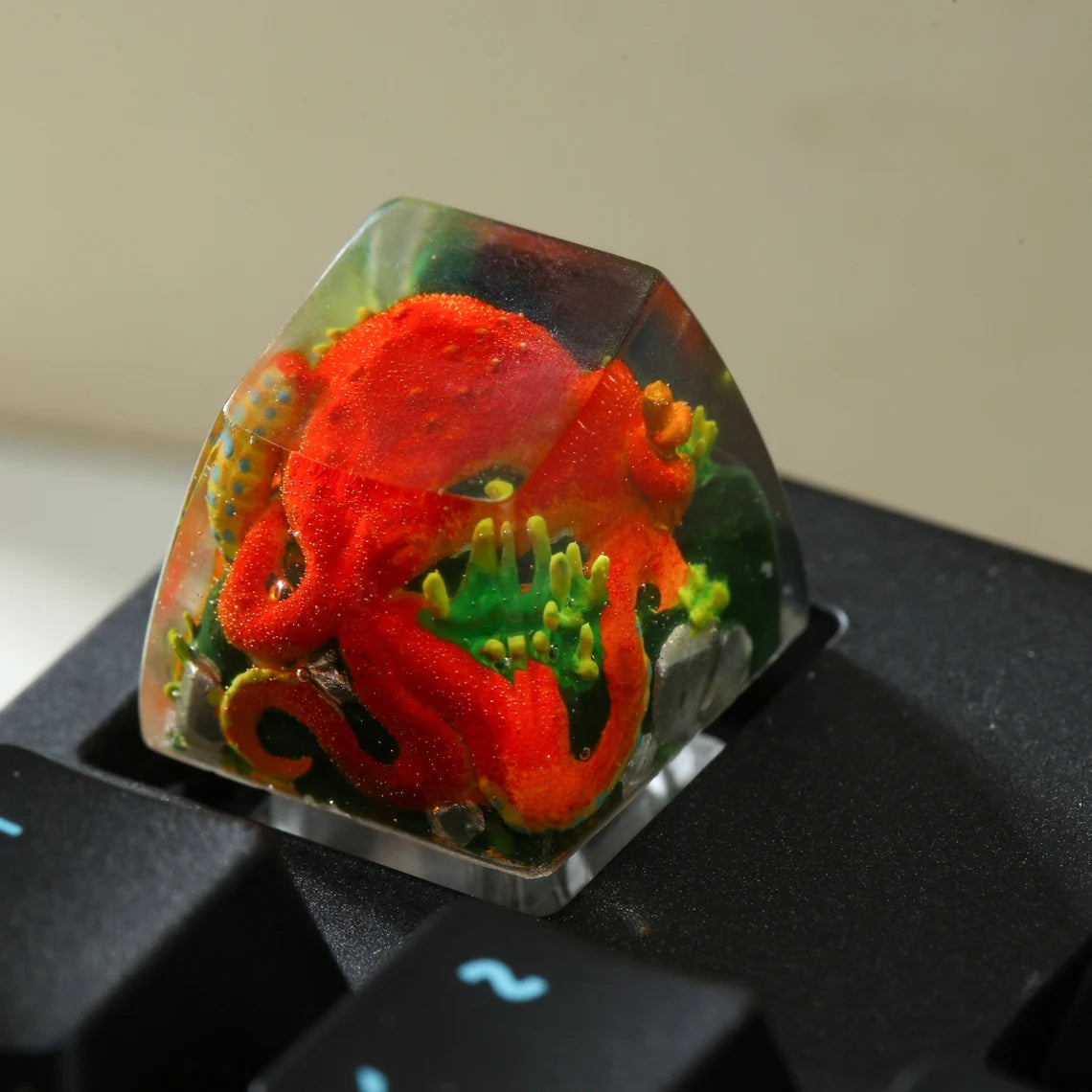 Octopus Artisan Resin Keycap