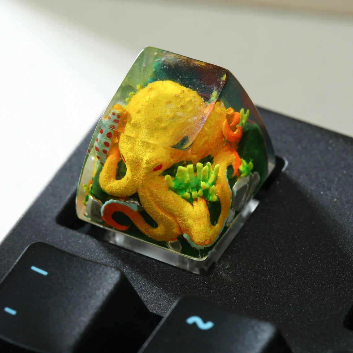 Octopus Artisan Resin Keycap