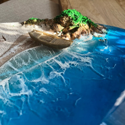 Resin Ocean Wall Art, Recreate Your Favorite Beach