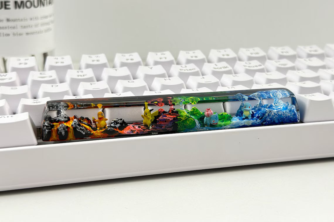 Pokemon Custom Resin Spacebar Keycap