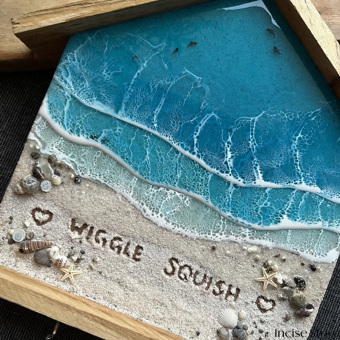 Personalized Resin Ocean Key Holder