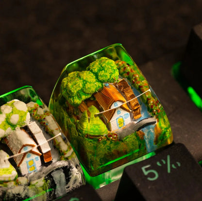 4 Seasons Resin Keycap, Custom Resin Esc Keycaps