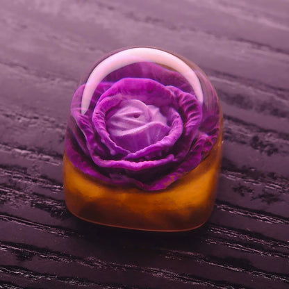 Plants Artisan Resin Keycap, Resin Keycap for Handmade Gift