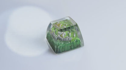 Stonehenge keycap, Resin handmade, Artisan Keycap